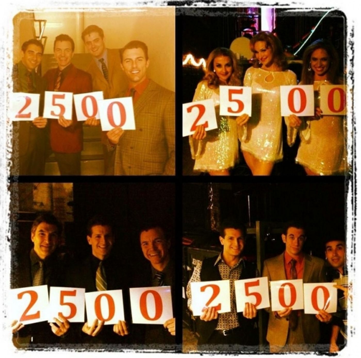 Photo Flash: Saturday Intermission Pics, Jan 19 - JERSEY BOYS 1st National Tour Marks 2,500 Shows, NICE WORK Does Downton & More! Photo Flash: Saturday Intermission Pics, Jan 19 - JERSEY BOYS 1st National Tour Marks 2,500 Shows, NICE WORK Does Downton & More! Image