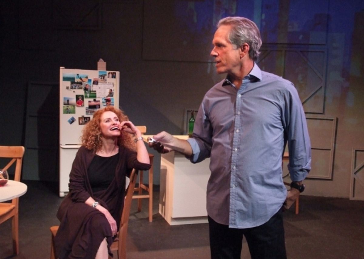 Sharon Sharth and Gregory Harrison at 