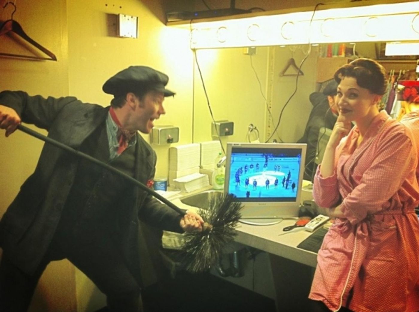 Photo Flash: Saturday Intermission Pics, Jan 19, Part 2 - 'One Week More' to See EVITA, Farewell to NEWSIES' Ryan Steele and More!  Image