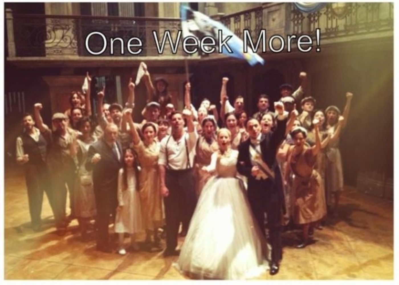 Photo Flash: Saturday Intermission Pics, Jan 19, Part 2 - 'One Week More' to See EVITA, Farewell to NEWSIES' Ryan Steele and More!  Image