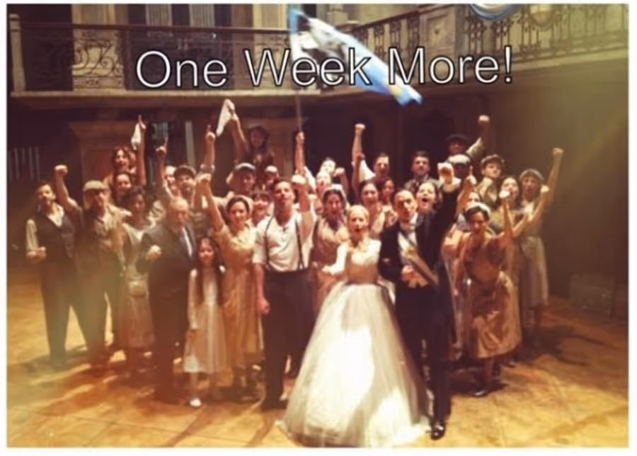 Photo Flash: Saturday Intermission Pics, Jan 19, Part 2 - 'One Week More' to See EVITA, Farewell to NEWSIES' Ryan Steele and More! Image