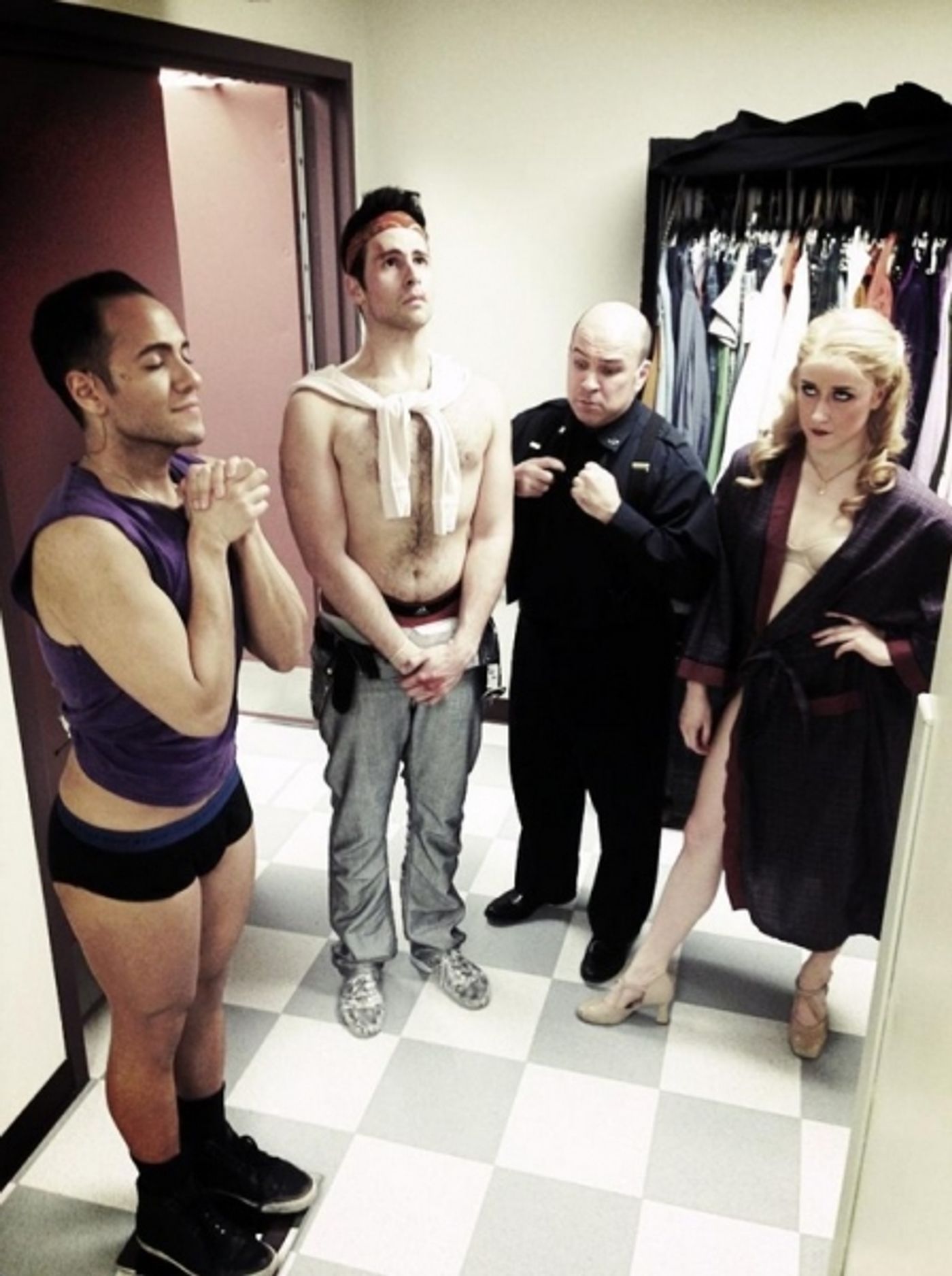 Photo Flash: Saturday Intermission Pics, Jan 19, Part 2 - 'One Week More' to See EVITA, Farewell to NEWSIES' Ryan Steele and More!  Image