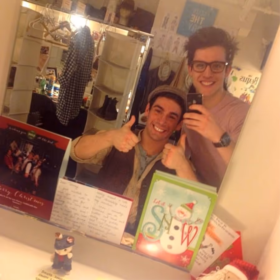 Photo Flash: Saturday Intermission Pics, Jan 19, Part 2 - 'One Week More' to See EVITA, Farewell to NEWSIES' Ryan Steele and More! Image