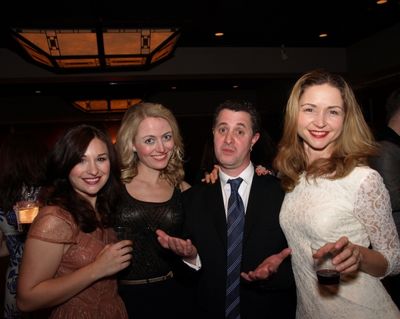 Kalie Quinones, Amy Rutberg, and Melanie Lora with Director Jeff Maynard
 Photo