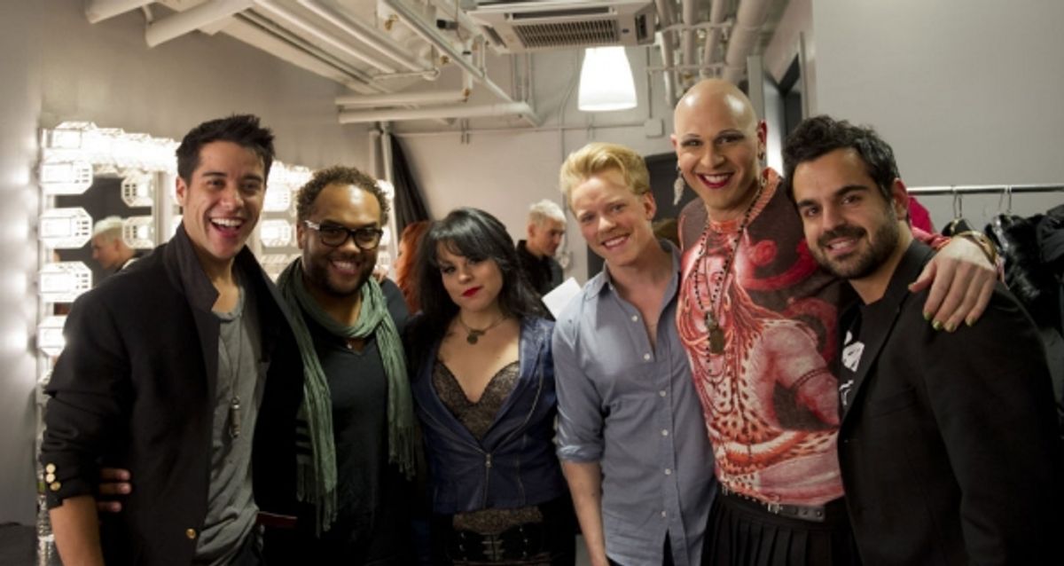 Daniel Luis Domenech, Frank Viveros, Katrina Rose Dideriksen, Paul Louis Lessard, Shakina Nayfack, and Ashkon Davaran at 