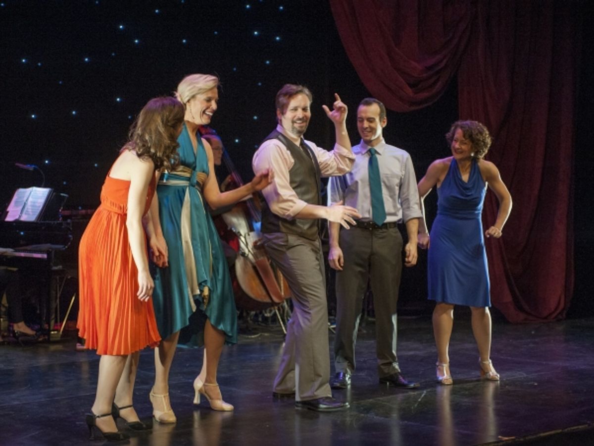 Leah Morrow, Heather Townsend, Robert Hunt, and Stephen Schellhardt at 