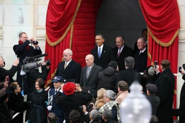 BARACK OBAMA, CHARLES SCHUMER Photo