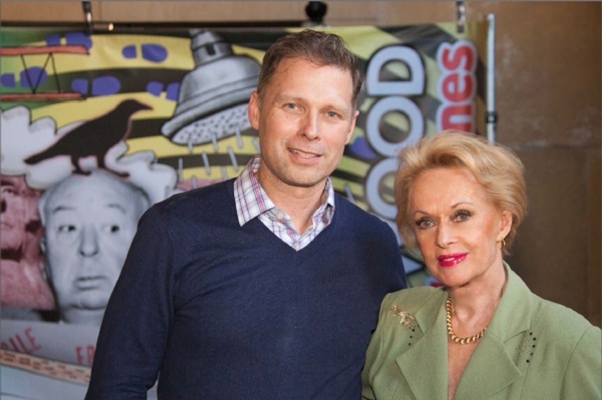 Tony Hoover and Tippi Hedren at 