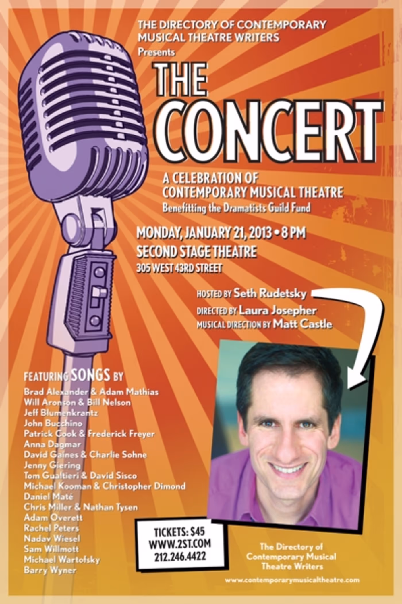 Photo Coverage: Elizabeth Stanley, Robin De Jesus and More Perform at THE DIRECTORY OF CONTEMPORARY THEATRE WRITERS Concert  Image
