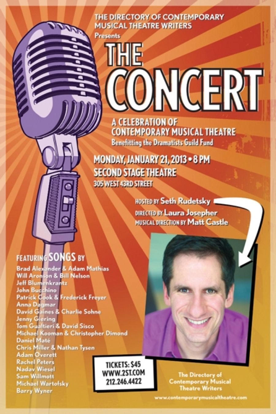 Photo Coverage: Elizabeth Stanley, Robin De Jesus and More Perform at THE DIRECTORY OF CONTEMPORARY THEATRE WRITERS Concert Image