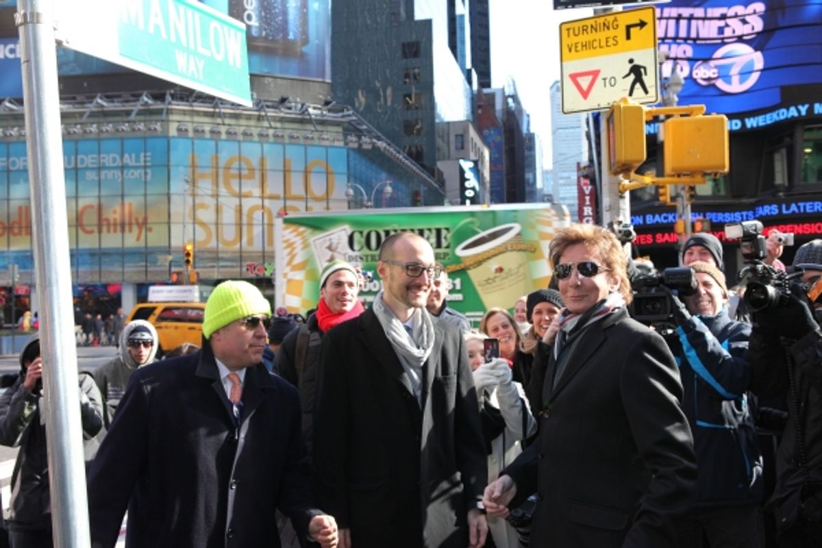Barry Manilow & Todd Asher (NY Mayor's Office)  at 