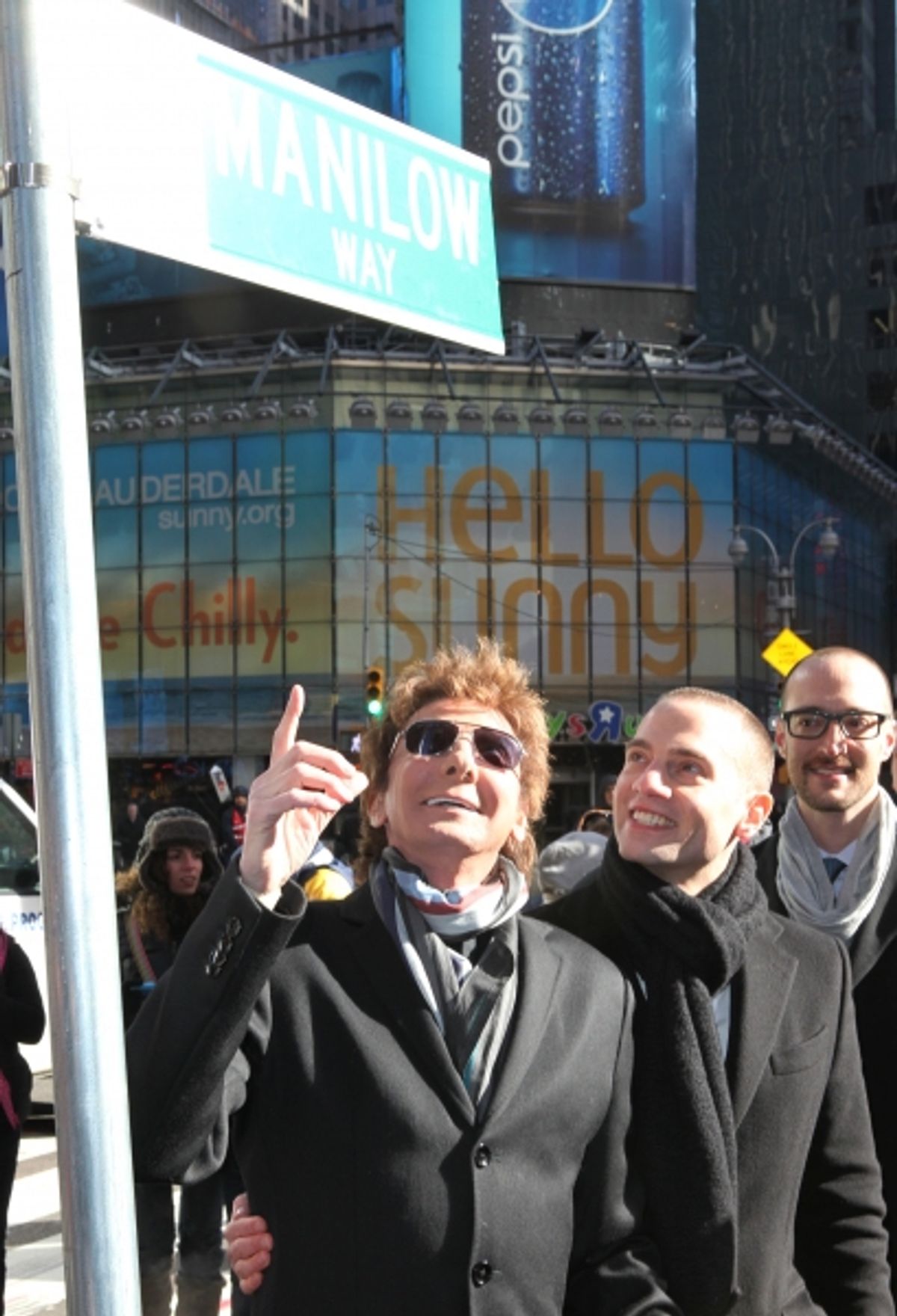 Jordan Roth with Barry Manilow at 
