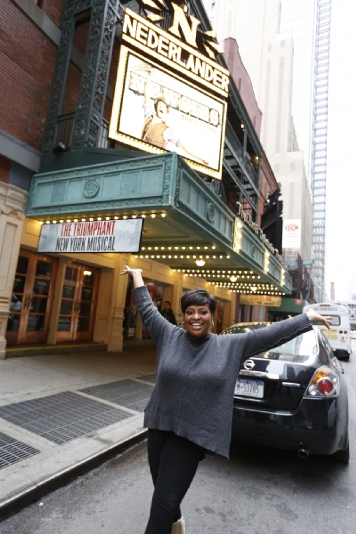 Sherri Shepherd at THE VIEW's Sherri Shepherd Makes Appearance in NEWSIES