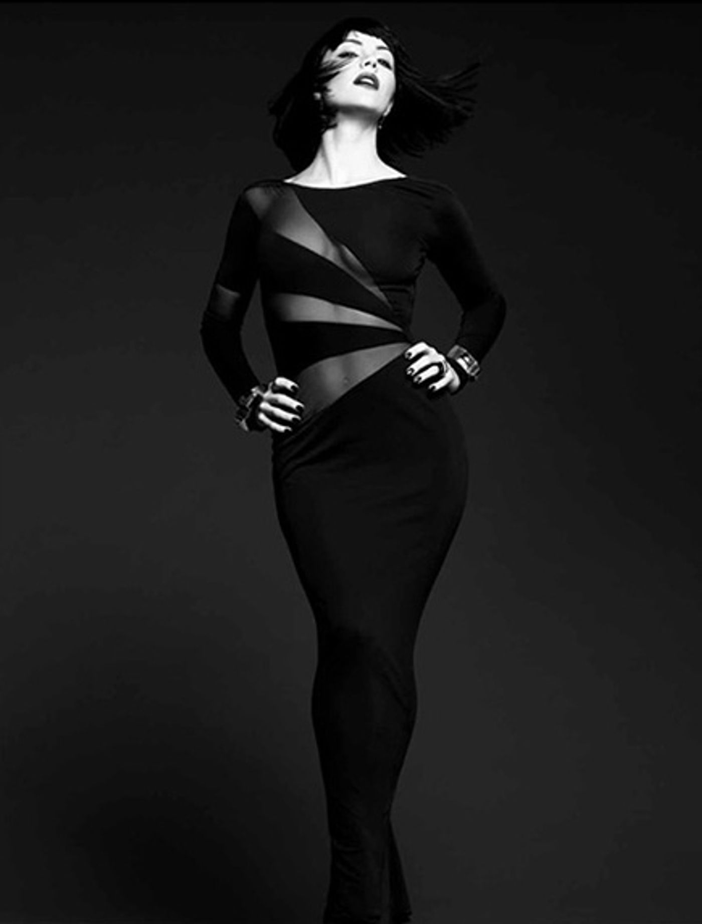 Photo Flash: Katharine McPhee Channels Co-Star Anjelica Huston in Photoshoot  Image