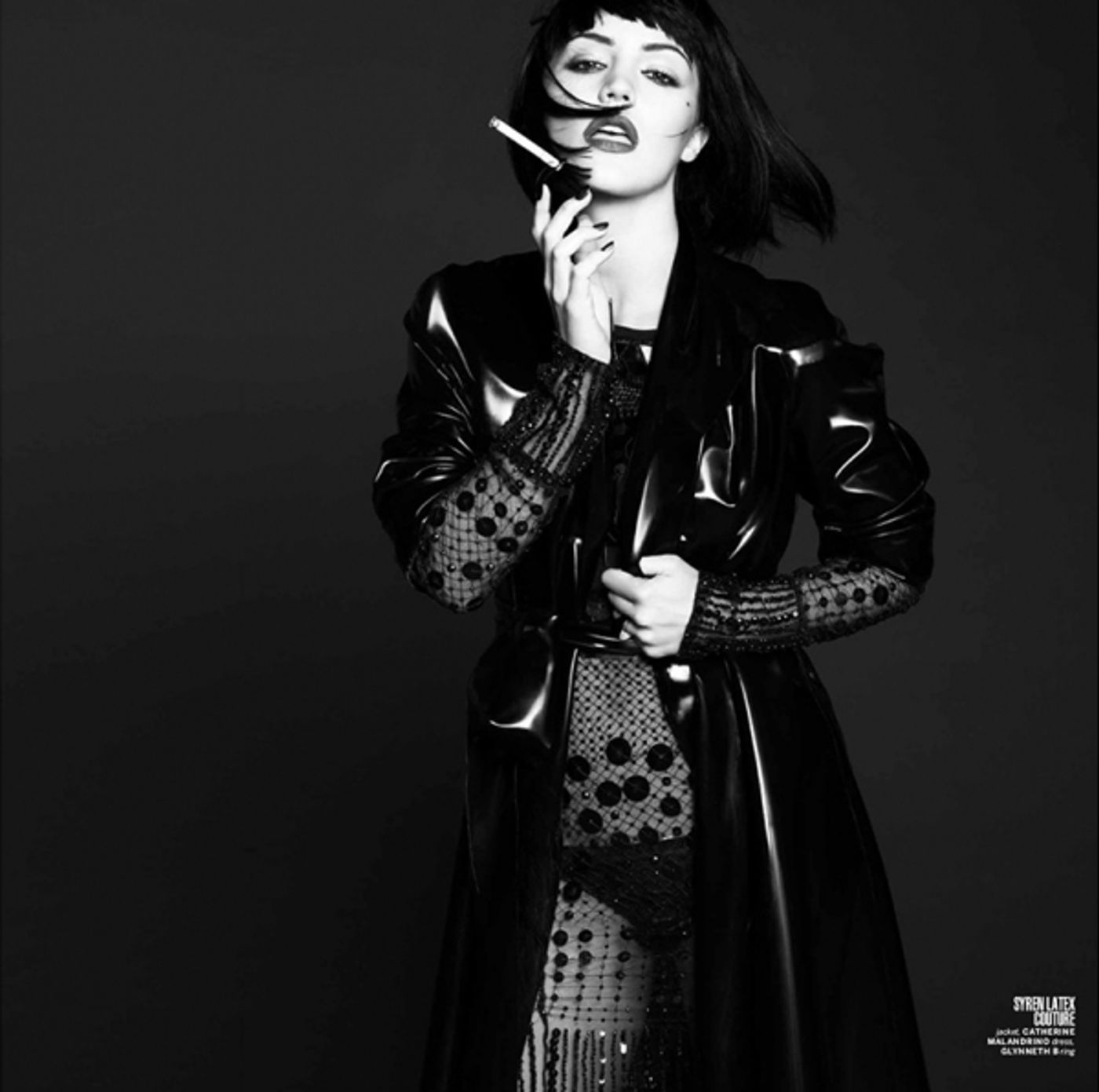 Photo Flash: Katharine McPhee Channels Co-Star Anjelica Huston in Photoshoot  Image