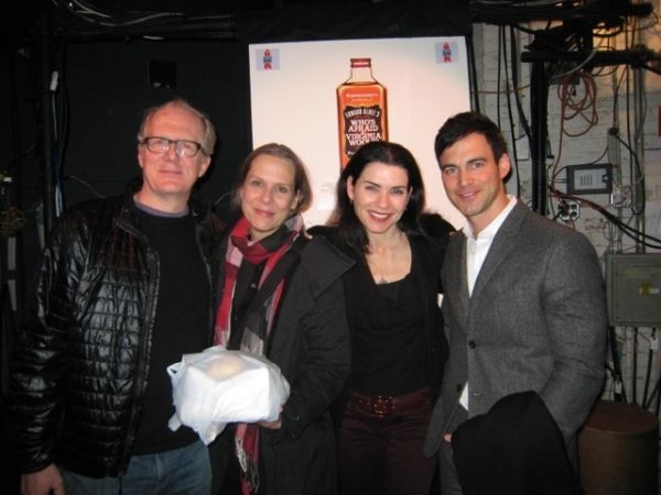 Photo Flash: Julianna Margulies and Philip Seymour Hoffman Visit WHO'S AFRAID OF VIRGINIA WOOLF?  Image