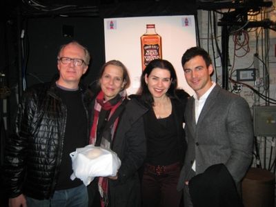 Julianna Margulies and her husband with the Cast of WHO'S AFRAID OF VIRGINIA WOOLF? Photo