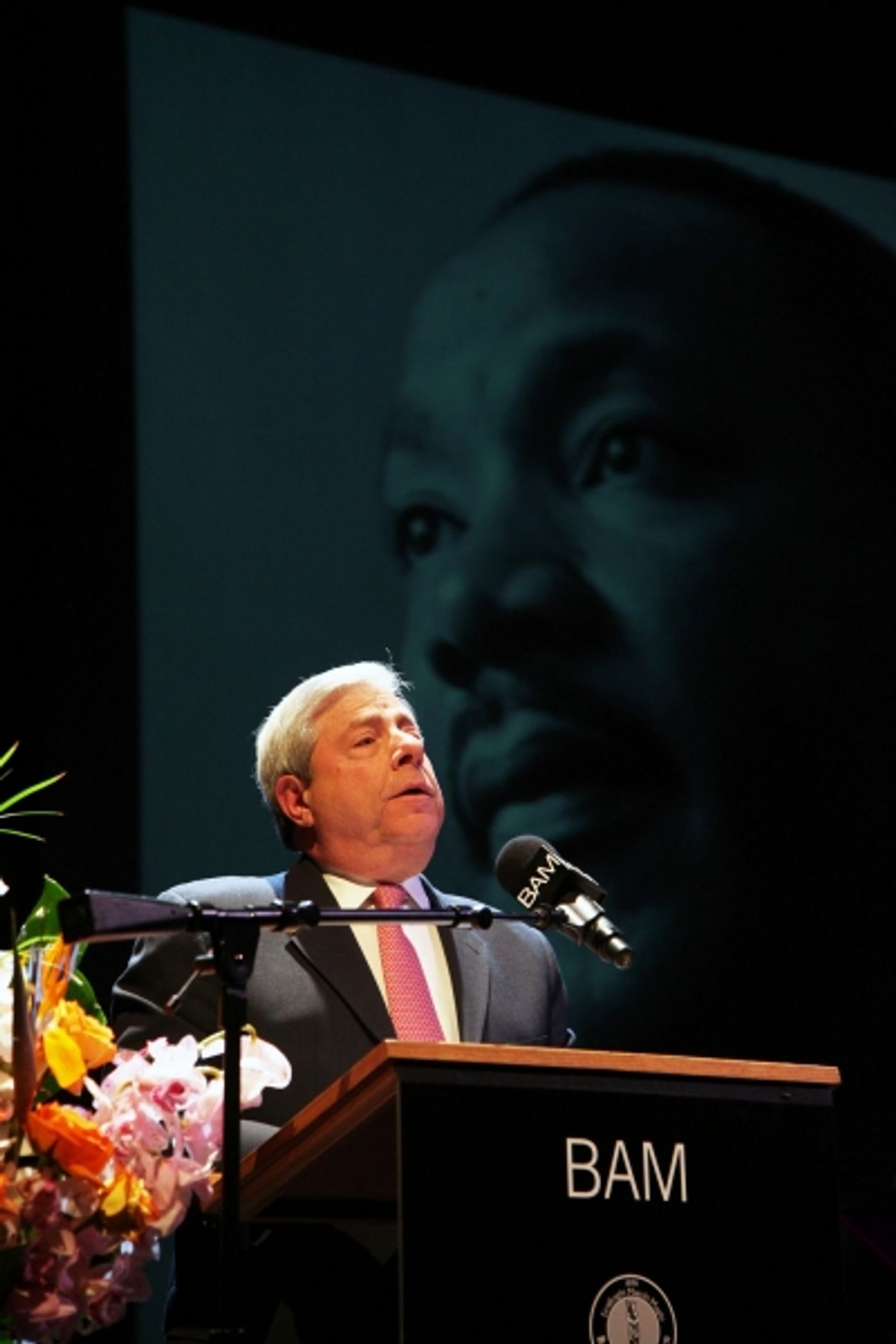 Photo Flash: BP Markowitz Joins Harry Belafonte at BAM's Martin Luther King, Jr. Tribute  Image