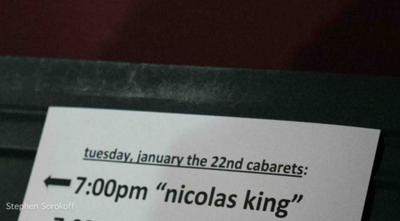 Photo Coverage: Nicholas King Plays Don't Tell Mama Photo Coverage: Nicholas King Plays Don't Tell Mama Image