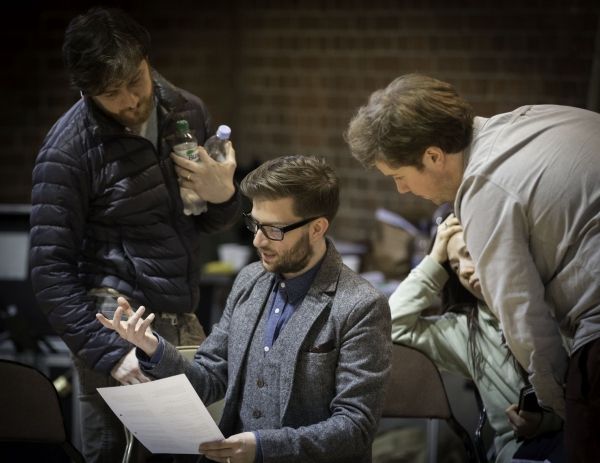 James McAvoy, Jamie Lloyd, Ed Stambolion and Ann Yee Photo
