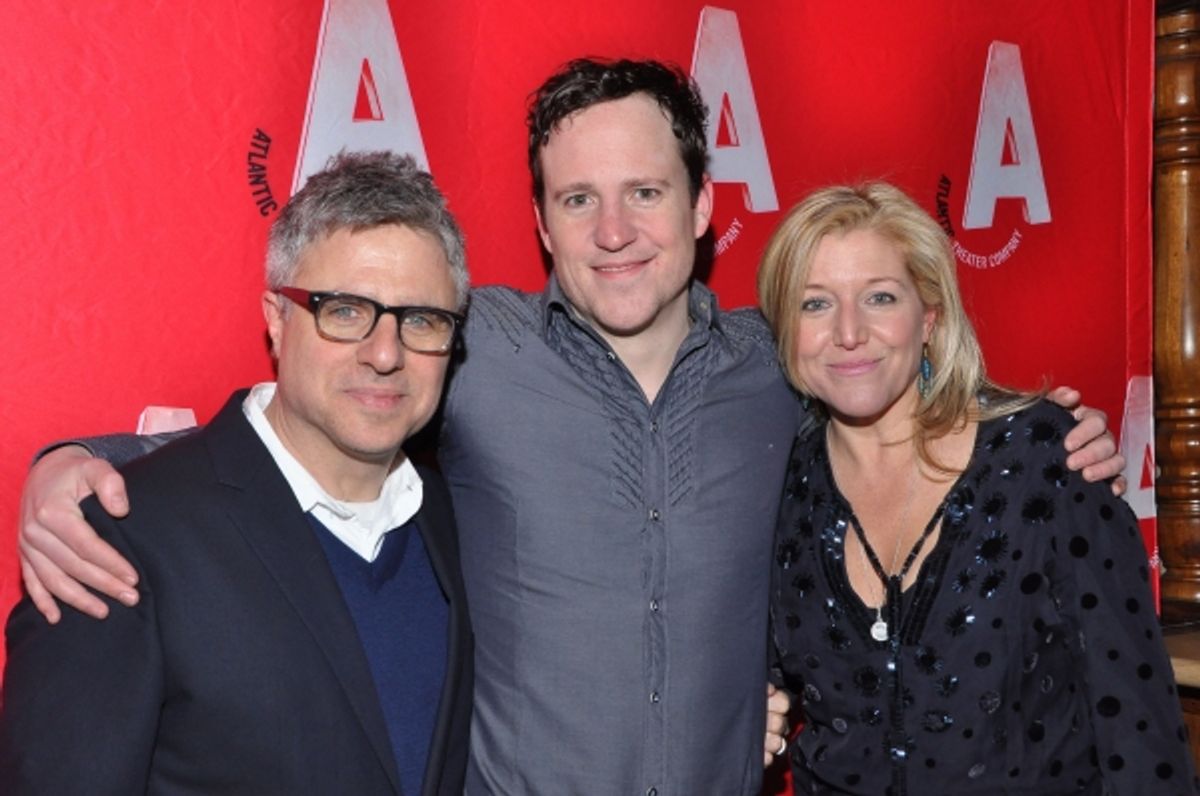 (Atlantic Artistic Director) Neil Pepe, Patch Darragh, (Atlantic School Executive Director) Mary McCann at 