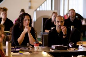 Amy J. Carle and Kareem Bandealy Photo