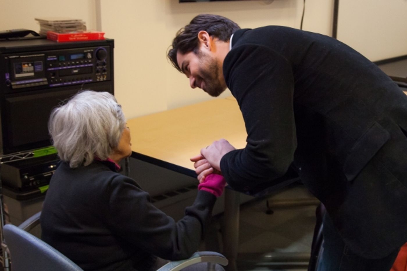Photo Flash: Cast from Broadway's EVITA Joins Forces with Sing For Your Seniors  Image