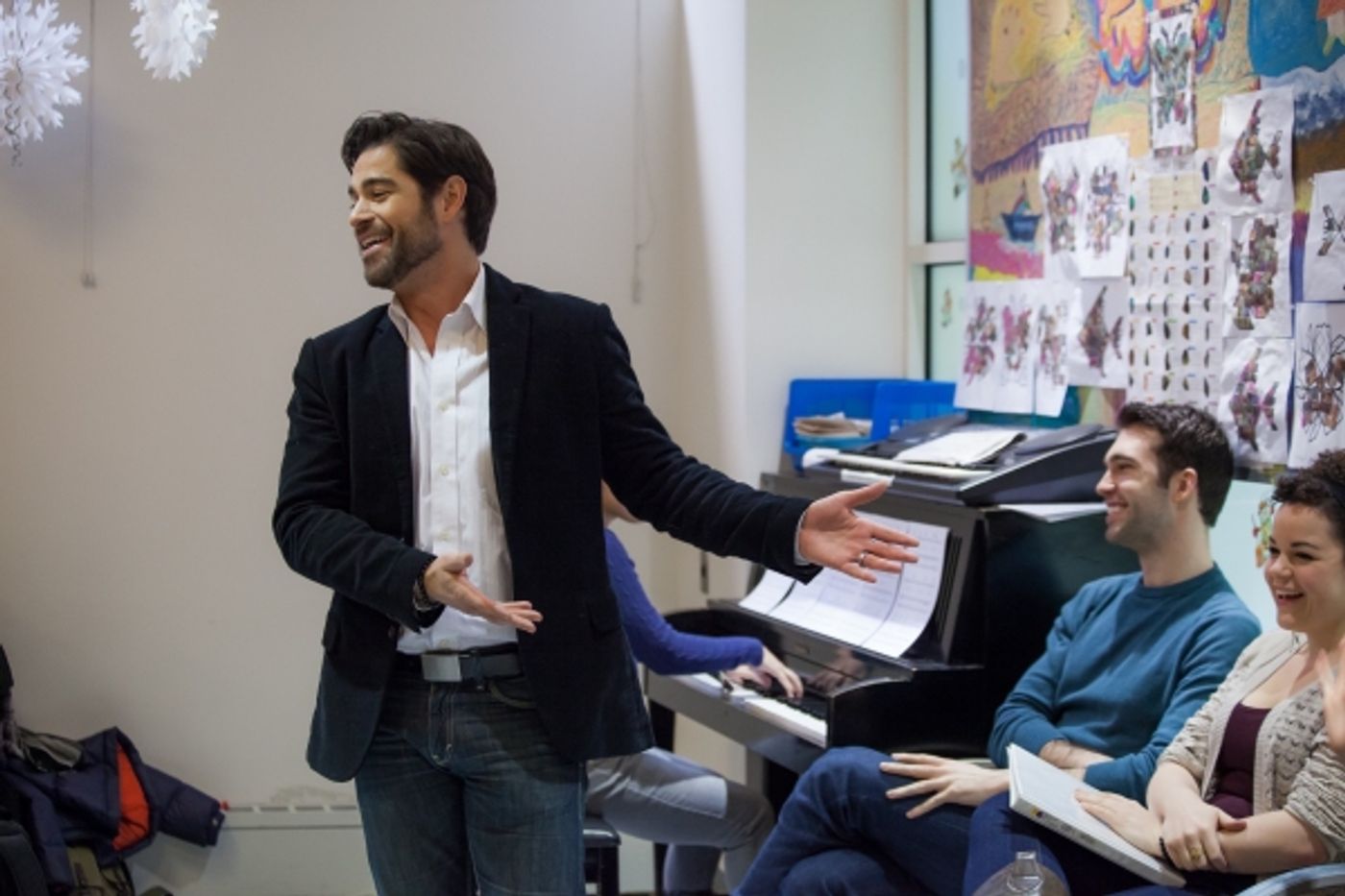 Photo Flash: Cast from Broadway's EVITA Joins Forces with Sing For Your Seniors  Image