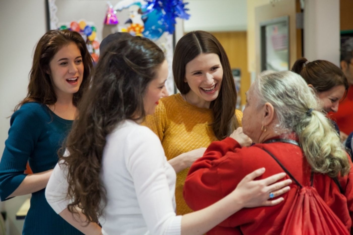 Photo Flash: Cast from Broadway's EVITA Joins Forces with Sing For Your Seniors  Image