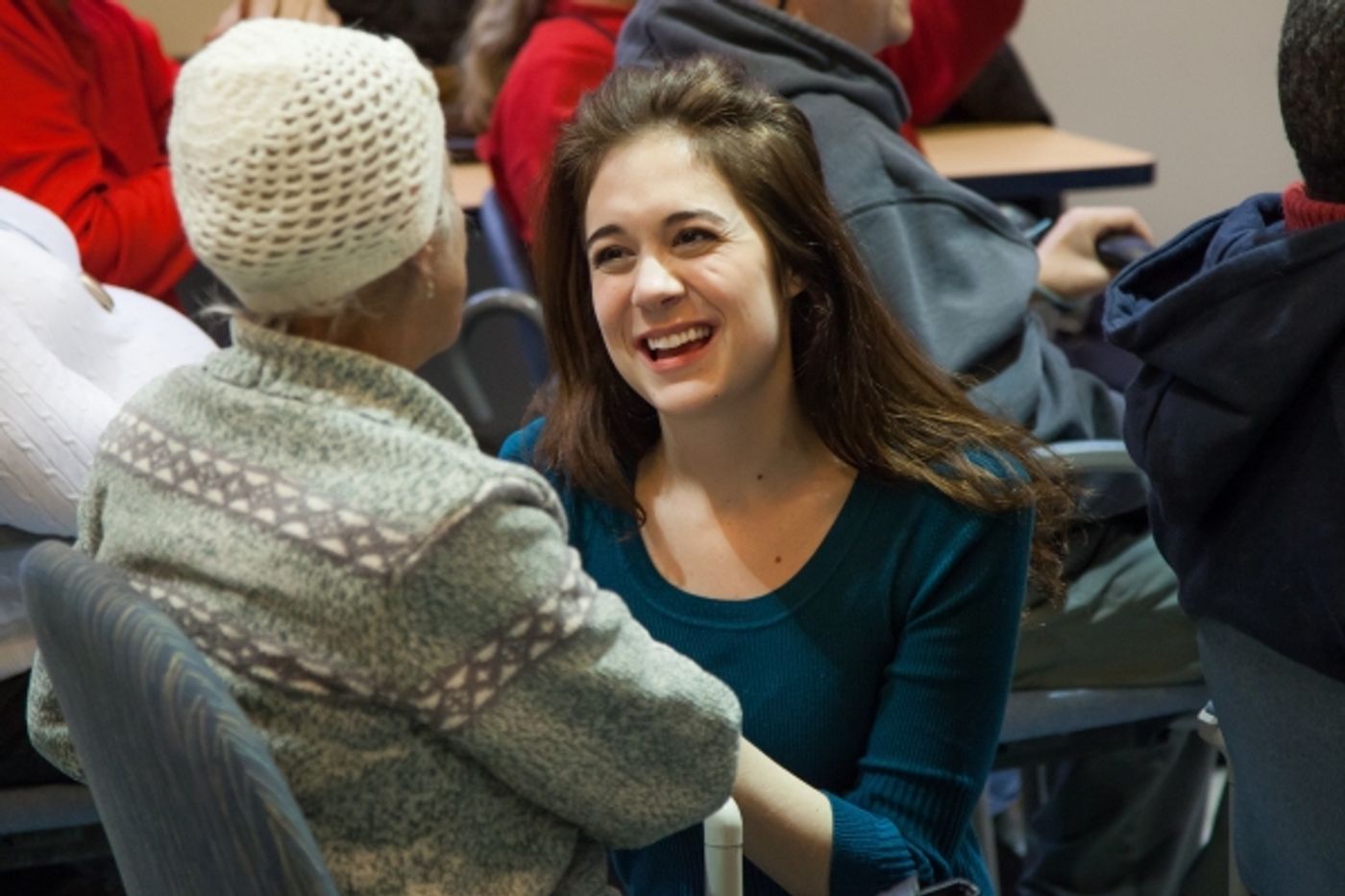 Photo Flash: Cast from Broadway's EVITA Joins Forces with Sing For Your Seniors  Image