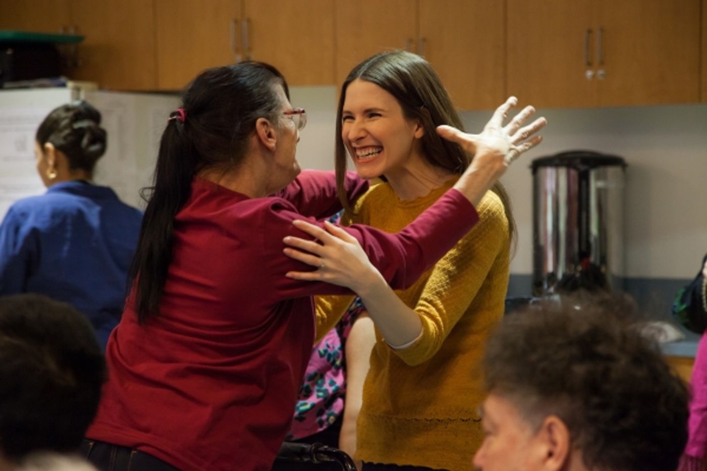 Photo Flash: Cast from Broadway's EVITA Joins Forces with Sing For Your Seniors  Image