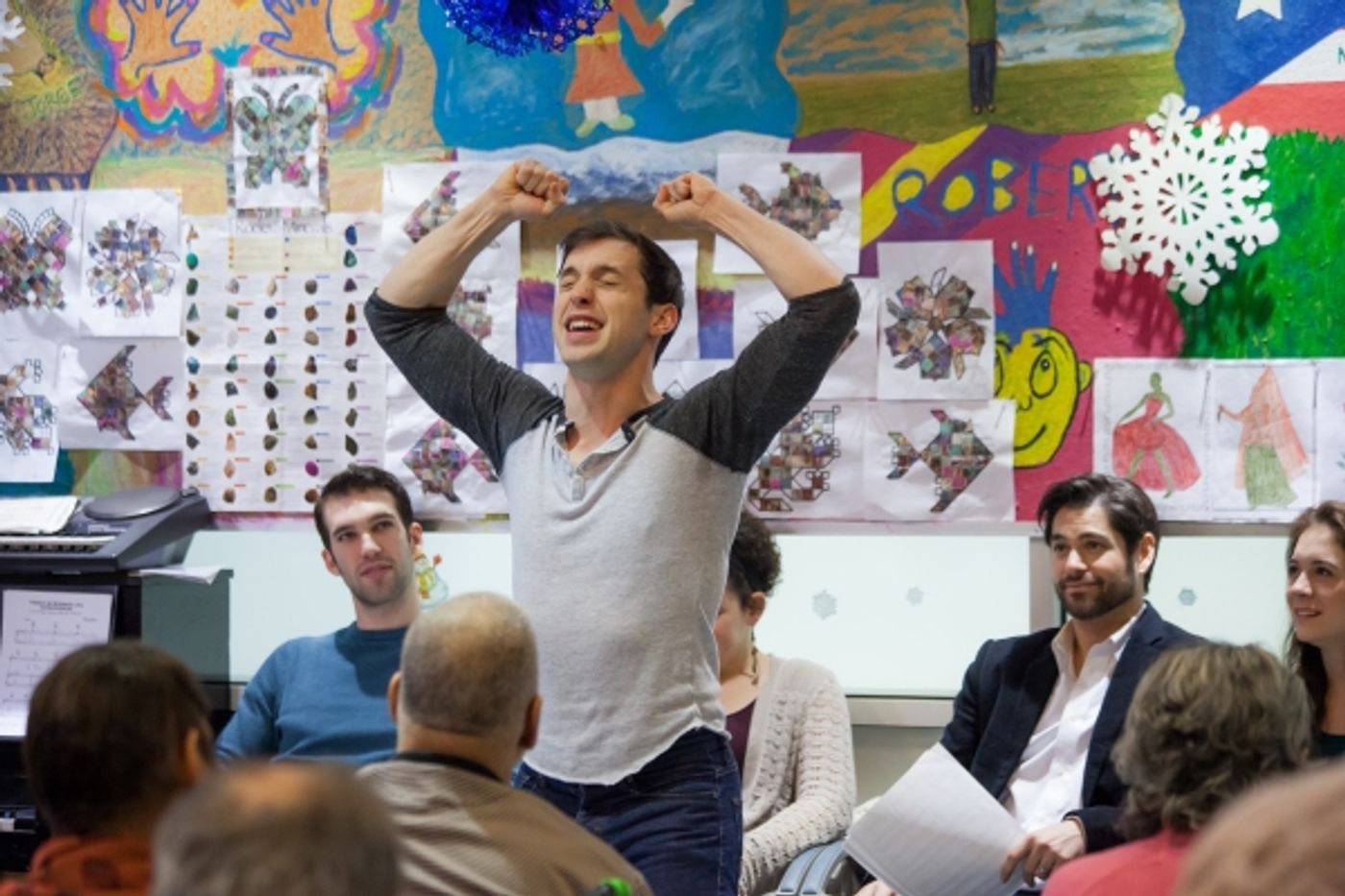 Photo Flash: Cast from Broadway's EVITA Joins Forces with Sing For Your Seniors  Image