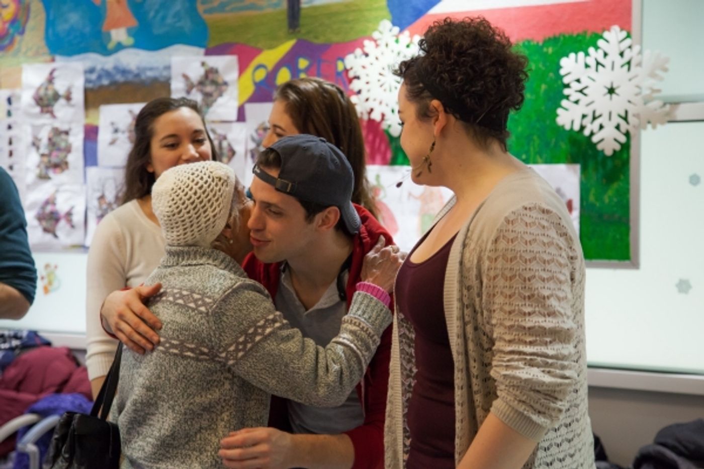 Photo Flash: Cast from Broadway's EVITA Joins Forces with Sing For Your Seniors  Image