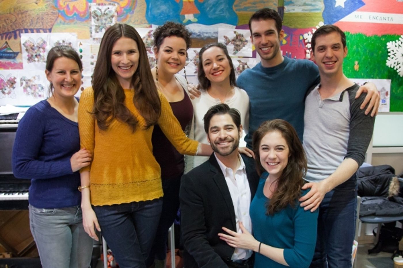 Photo Flash: Cast from Broadway's EVITA Joins Forces with Sing For Your Seniors  Image