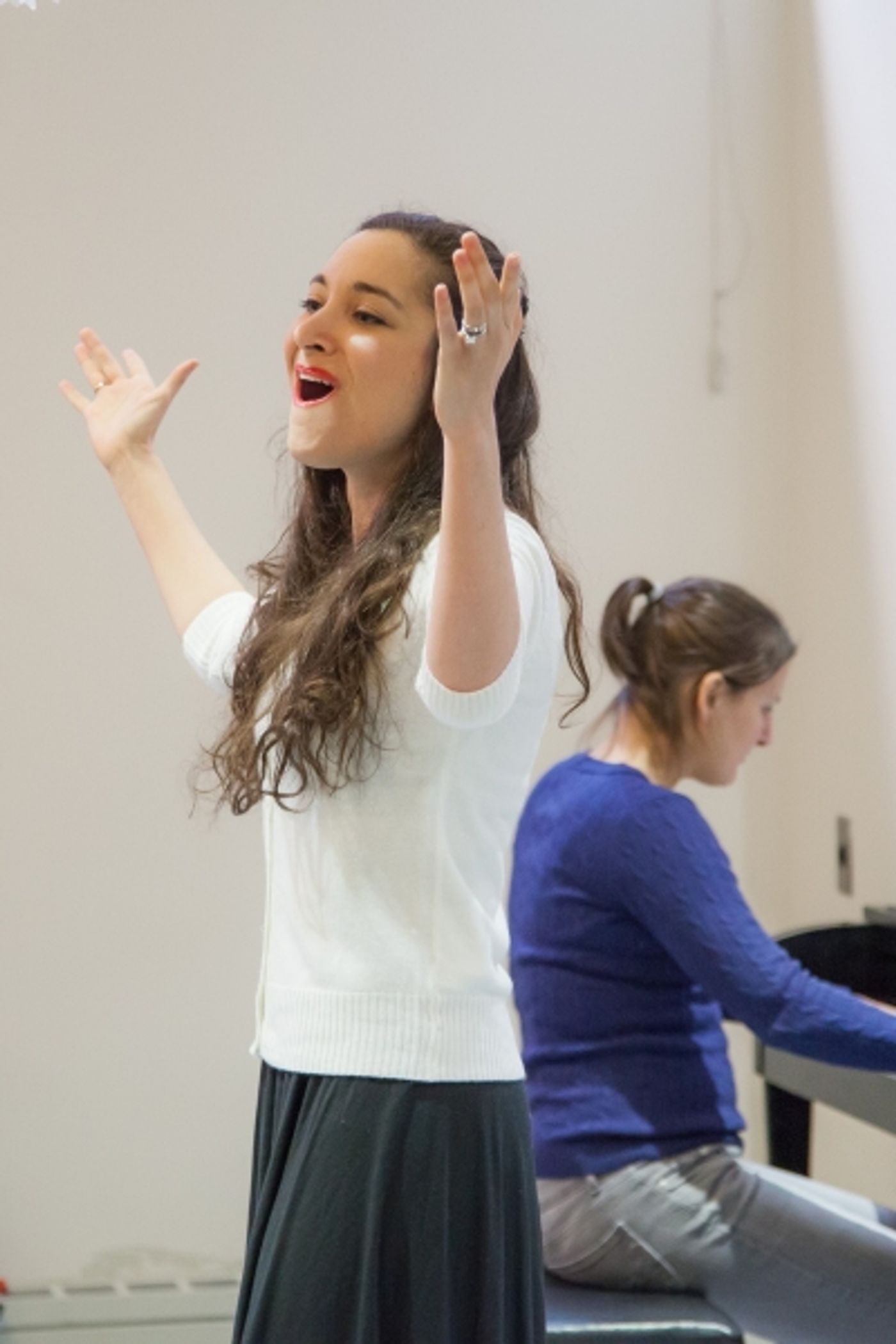 Photo Flash: Cast from Broadway's EVITA Joins Forces with Sing For Your Seniors  Image