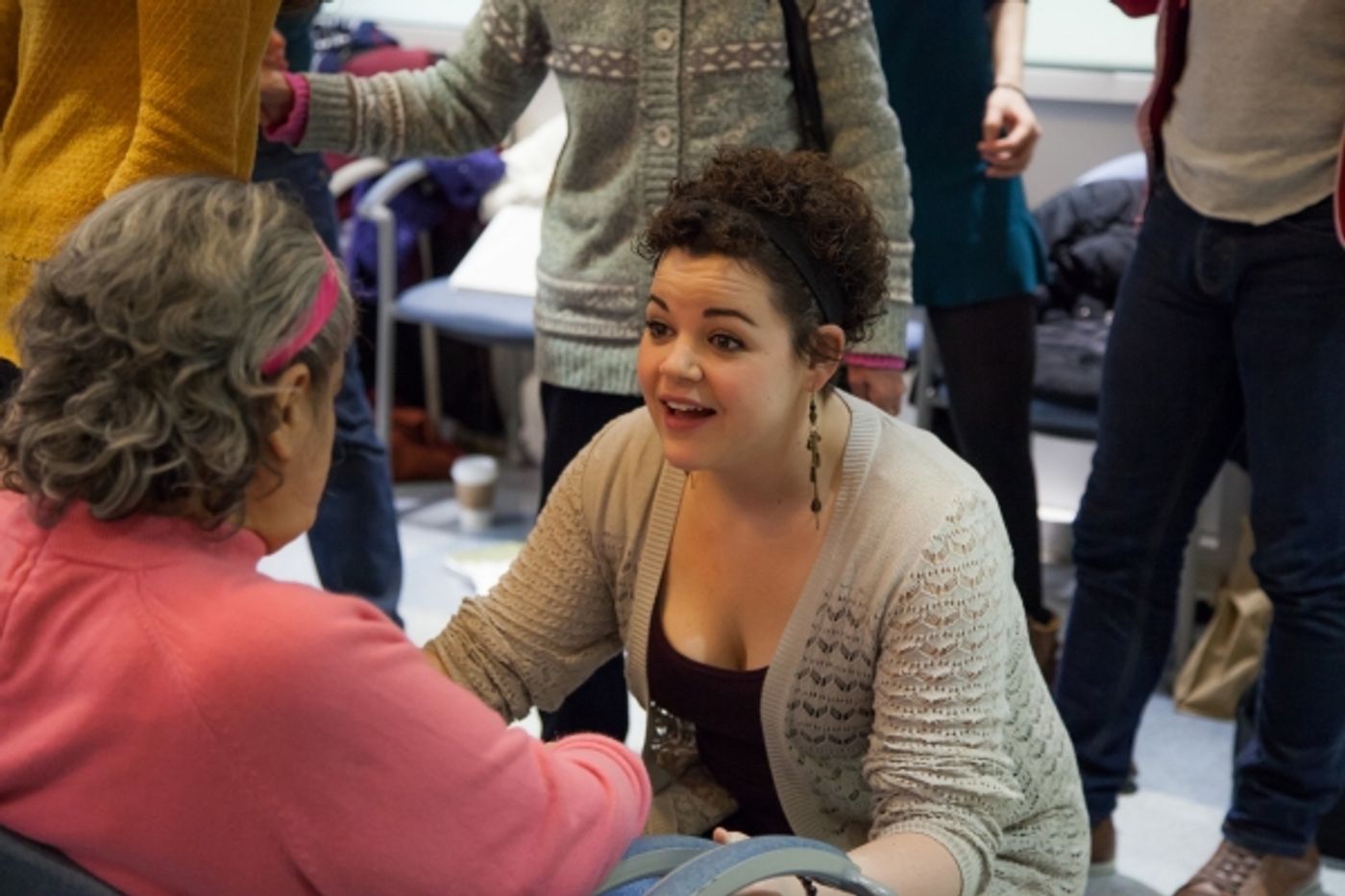Photo Flash: Cast from Broadway's EVITA Joins Forces with Sing For Your Seniors  Image