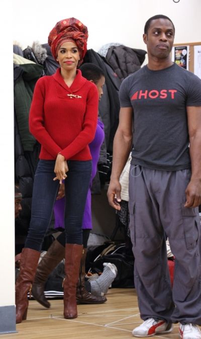 Michelle Williams & Adesola Osakalumi Photo