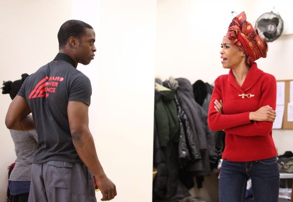 Michelle Williams & Adesola Osakalumi Photo