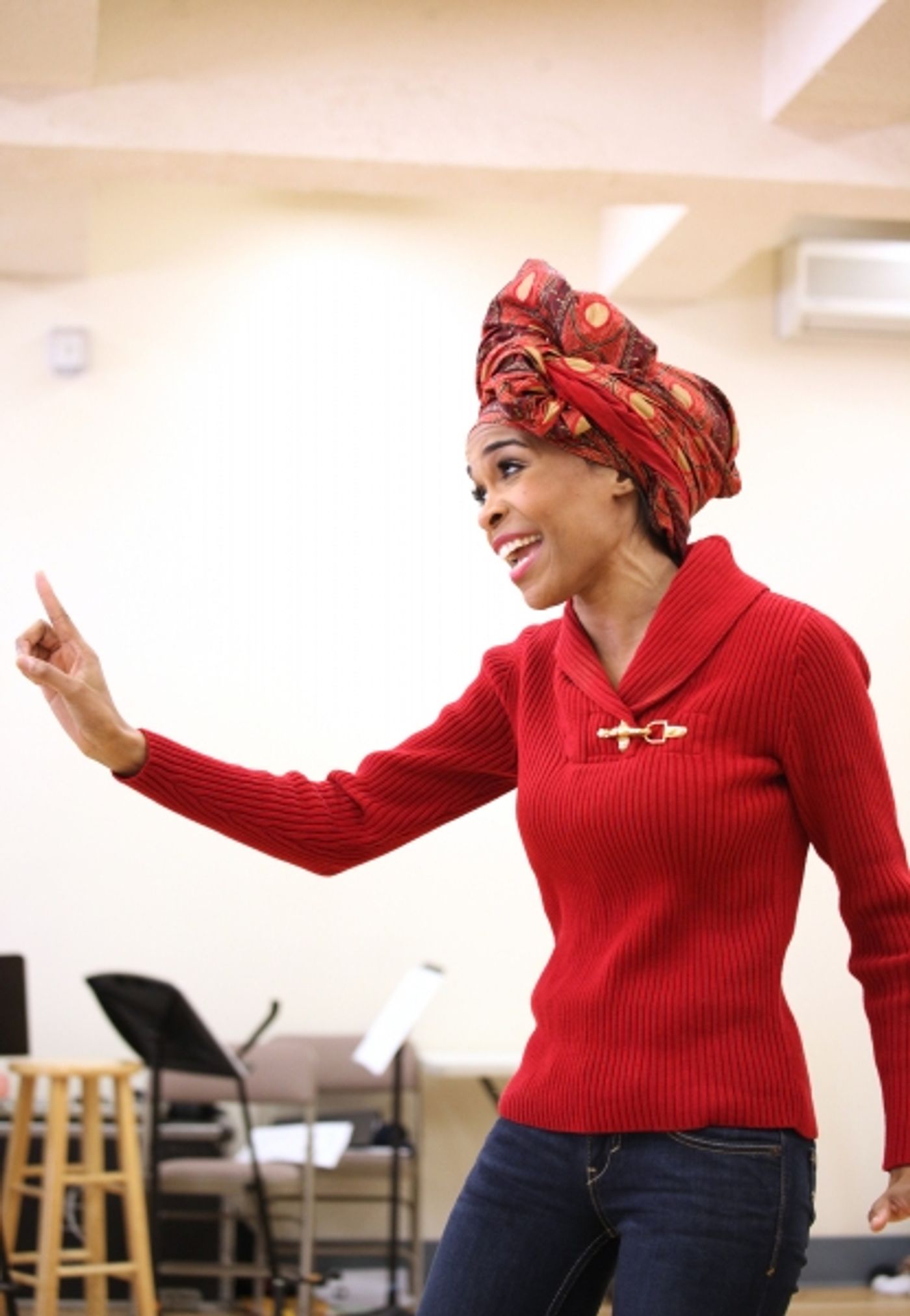 Photo Coverage: FELA! National Tour Cast Meets the Press- Michelle Williams and More!  Image
