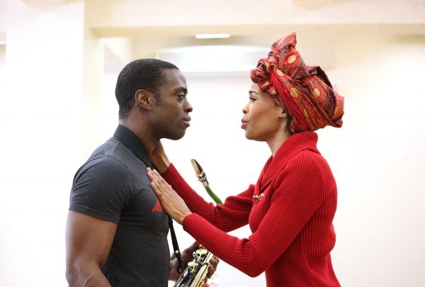 Michelle Williams & Adesola Osakalumi  Photo