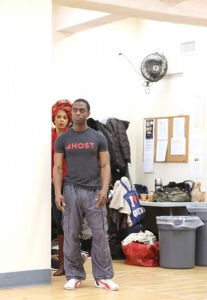 Michelle Williams & Adesola Osakalumi Photo