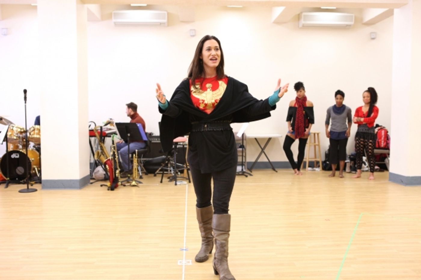 Photo Coverage: FELA! National Tour Cast Meets the Press- Michelle Williams and More!  Image