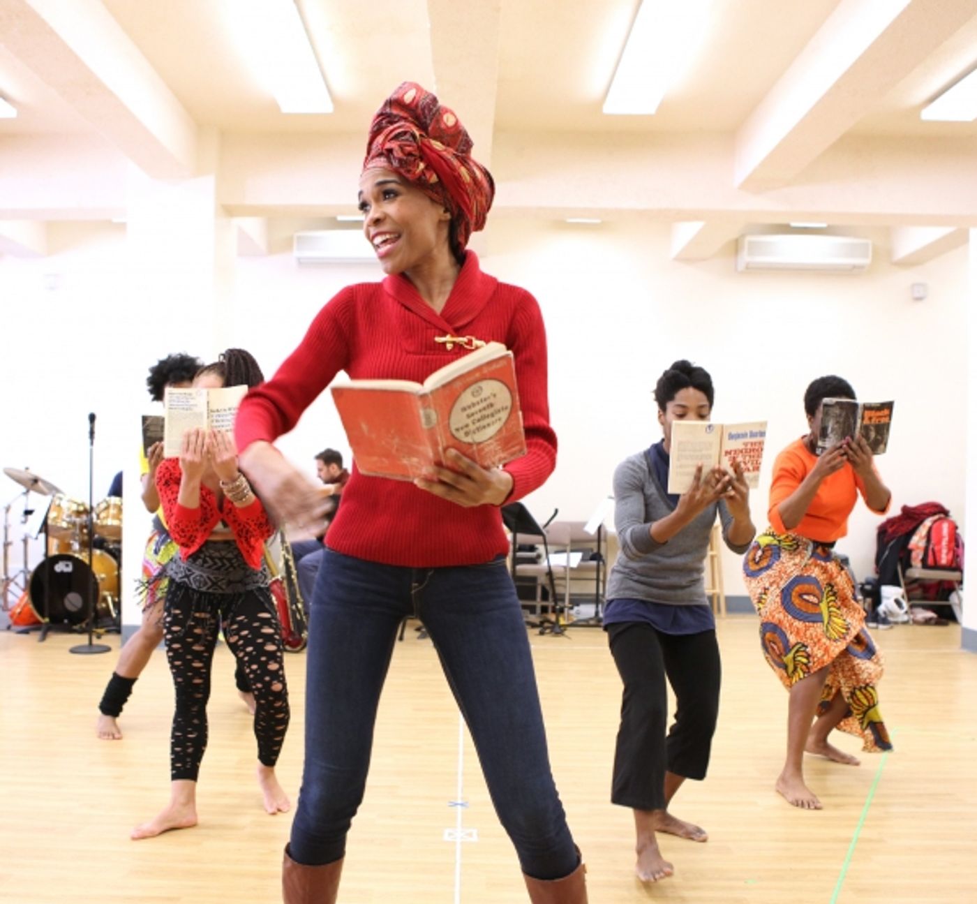 Photo Coverage: FELA! National Tour Cast Meets the Press- Michelle Williams and More!  Image