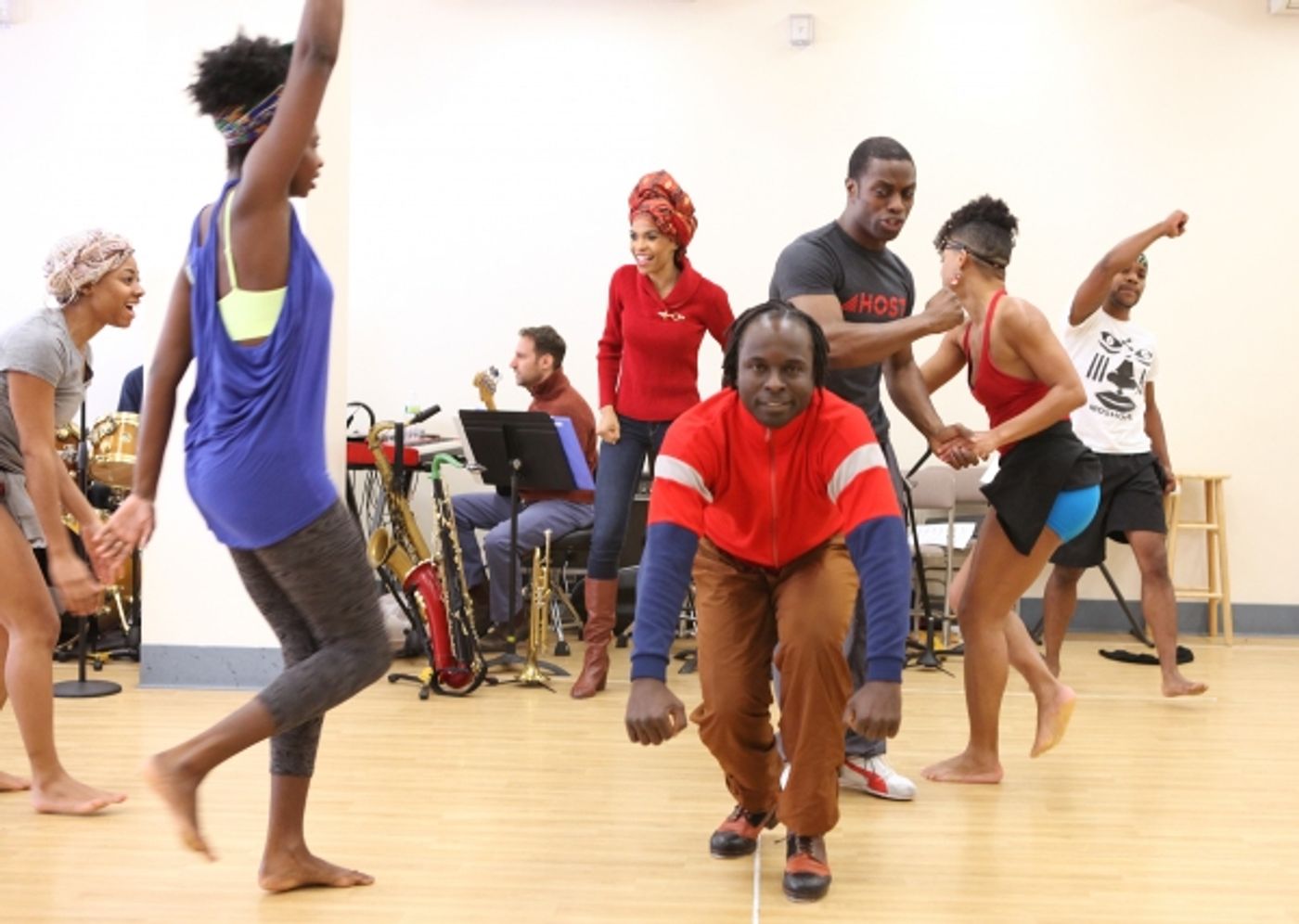 Photo Coverage: FELA! National Tour Cast Meets the Press- Michelle Williams and More!  Image