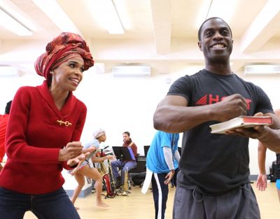 Michelle Williams & Adesola Osakalumi  Photo