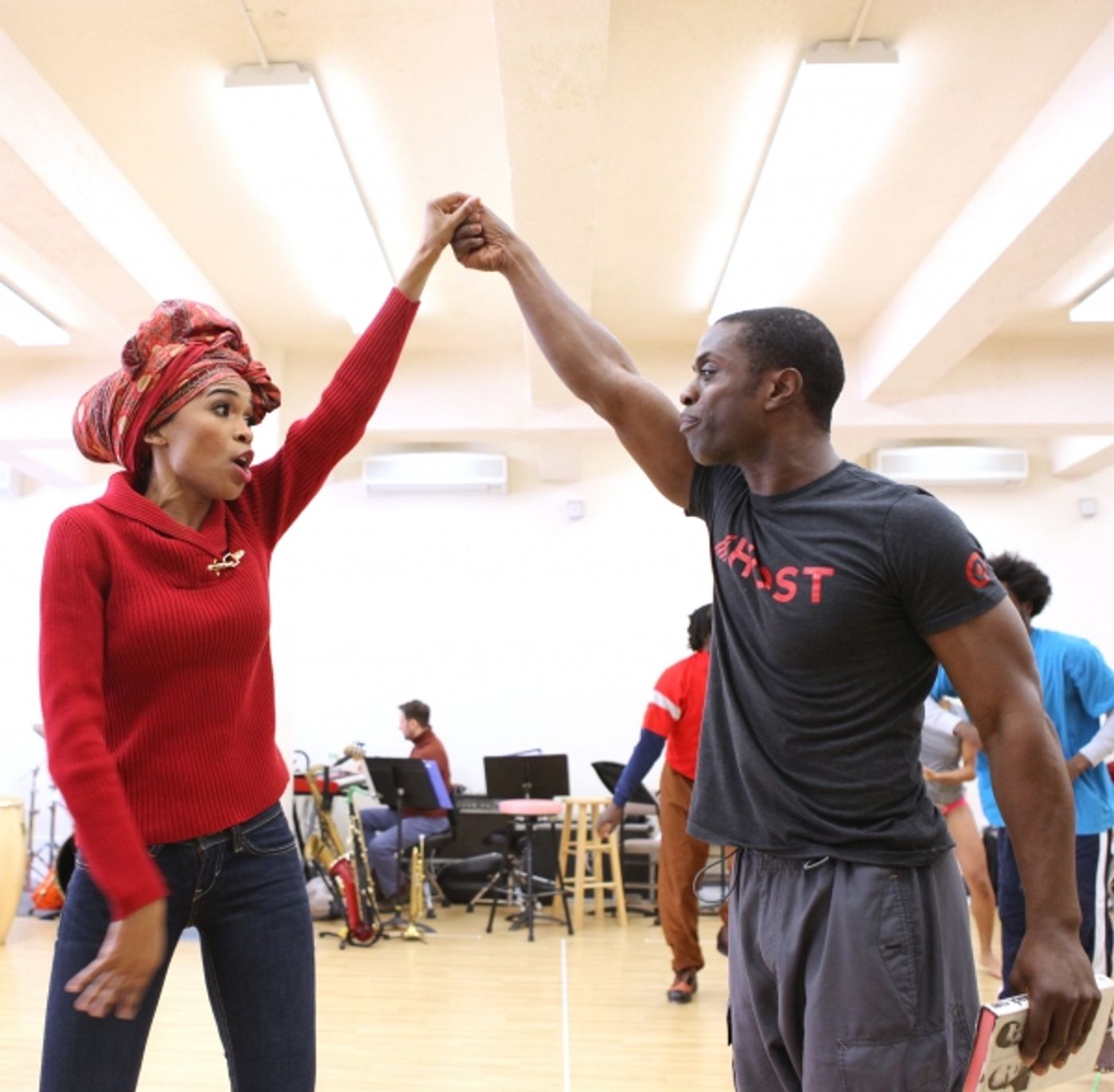 Photo Coverage: FELA! National Tour Cast Meets the Press- Michelle Williams and More!  Image