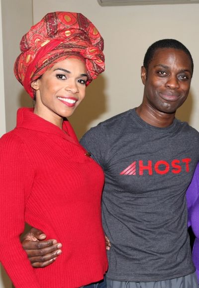 Michelle Williams & Adesola Osakalumi  Photo