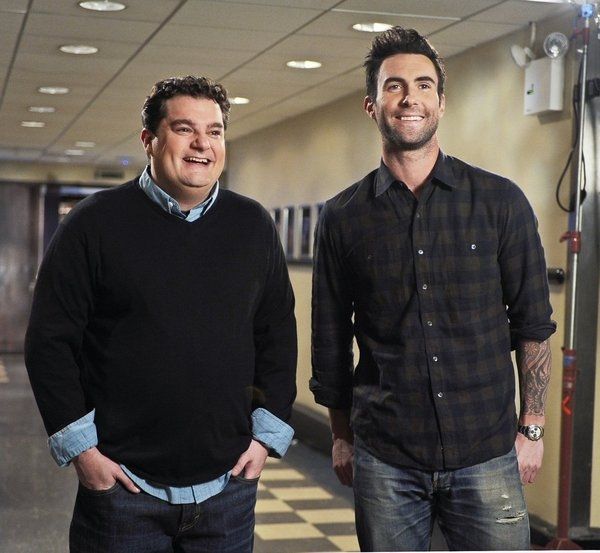 Bobby Moynihan, Adam Levine Photo