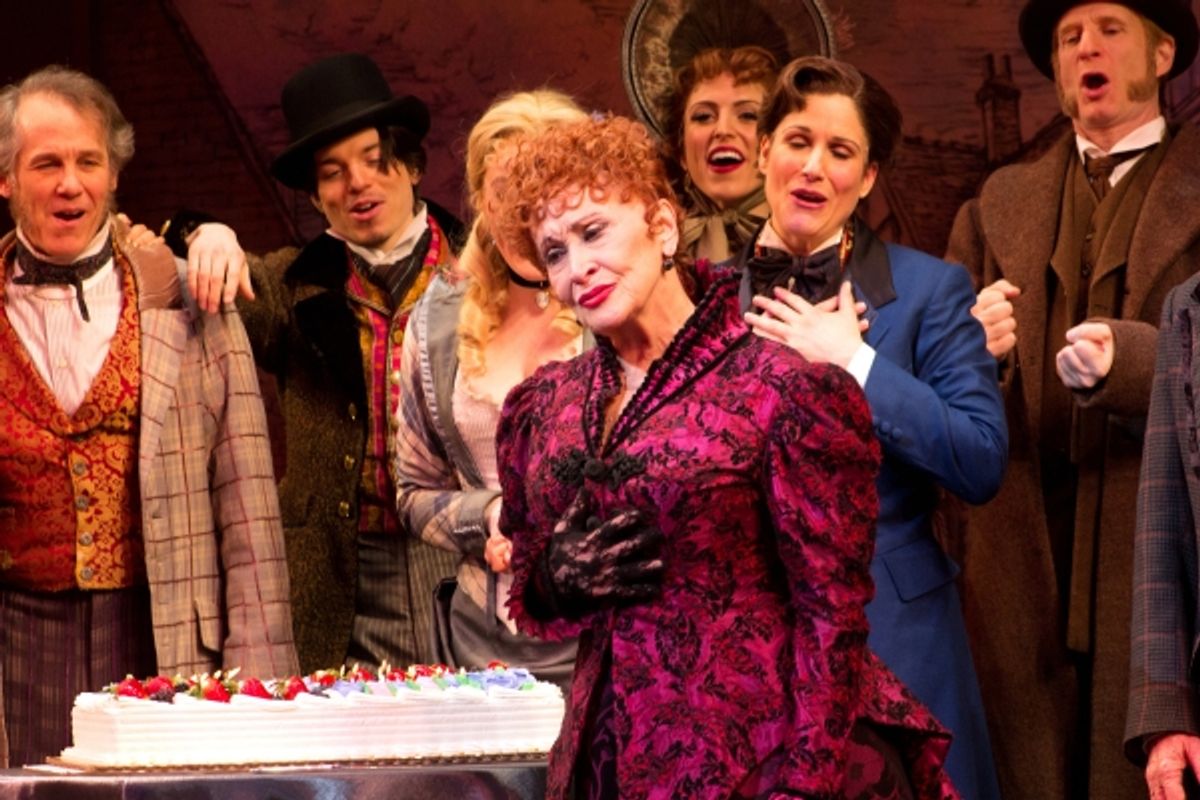 Chita Rivera and the cast of The Mystery of Edwin Drood
 at 