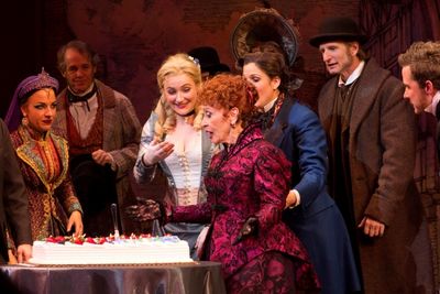 Chita Rivera and the cast of The Mystery of Edwin Drood
 Photo